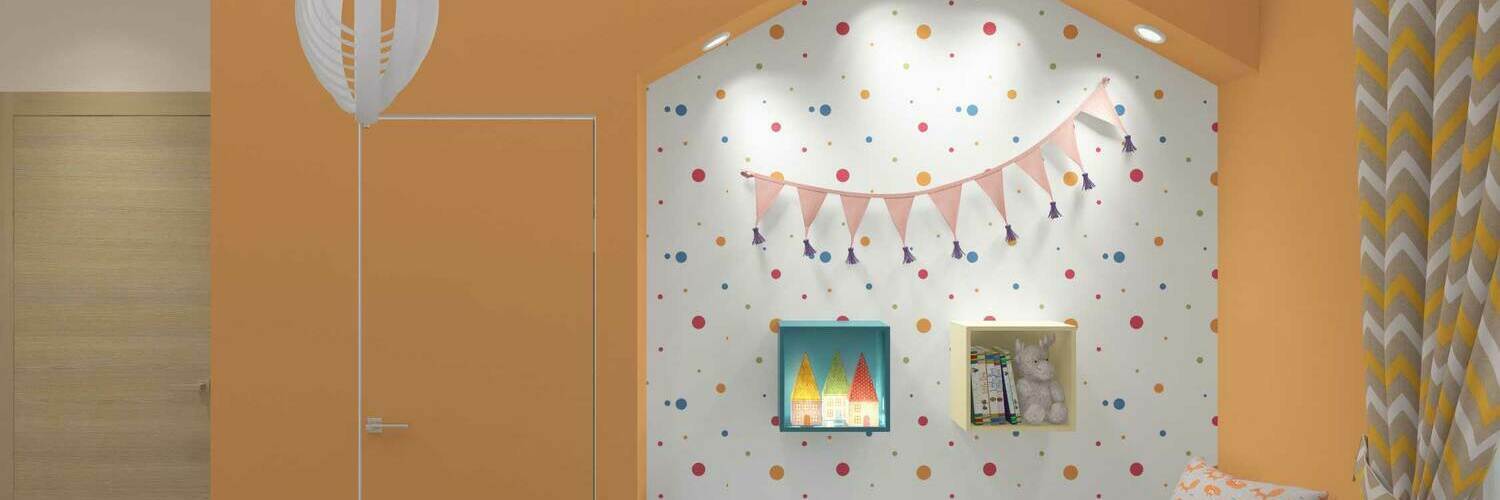 Дизайн детской комнаты "Посчитай лисичек"